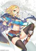 Short-Haired Zelda (Hongbsws)