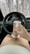 Blowing A Load In My Car