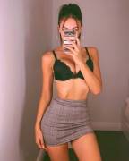 Tight Skirt And Push-Up Bra