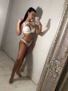 Sexy White Lingerie And A Tight Pony