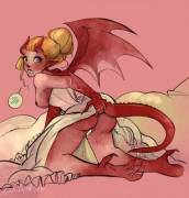 Ohhh, What’s Ah Happening.... Eggs? (F Dragon Mid-Tf)[Egg Laying Oviposition] By ...