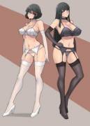 Lingerie Ryuuko &Amp;Amp;Amp; Satsuki (Donburikazoku)