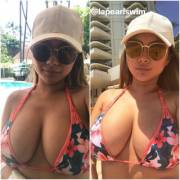 Her Tits Look Huge In This Bikini