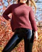 Pullover And Latex Leggings | Find More Here: Https://Www.instagram.com/Dark.photoart/