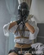 Beautiful Combination Of Normal Cloth, Ropes And Latex | Find More Here: Https://Www.instagram.com/Stick_Mannnn/