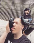 Behind The Scene Picture Of Well-Known Latex Photographer Dove Knutsen (@Dovearea.se) ...