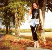 Catsuit And Hotpants... Model Name Is Ricci Tauscher - There's Muuch More On Her ...