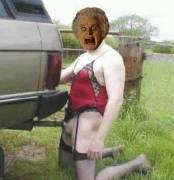 Bilbo Teaching His Car A Lesson