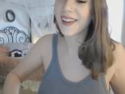 Drops Her Titties Then Spanks Her Ass