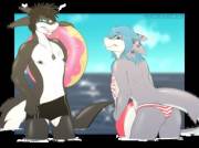 Shark Week Party [M/F] (Excitedcargoyle)