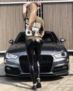 [Crosspost R/Carsandgirls] Badass And Audi A6(?)