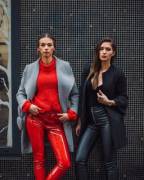 Daniela In Red And Denisa In Black