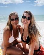 Two Beautiful Blondes, Mom And Daughter