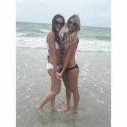 Mom &Amp;Amp;Amp; Daughter At The Beach