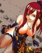 Erza Going Topless