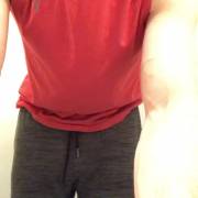 Showing Off My Post-Workout Pump, Enjoy 