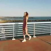 Showing Slightly Through Her Dress