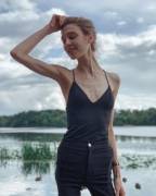 Showing Through Her Jeans (Agapeanna On Instagram)