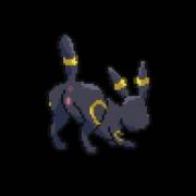 [F] Umbreon Presenting Herself In Gen5 Pixel Art Style