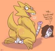 Alphys Getting A Hand (Annie-Mae)