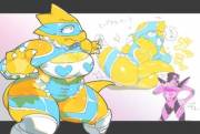 Alphys Cosplaying R. Mika (Nam)
