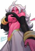 A Little Lift From Majin Android 21 (Zillionaire)