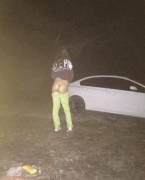 It Was A Full Moon While Camping.