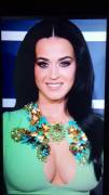 Katy Perry Takes A Massive Birthday Load To Her Gorgeous Face!!!!