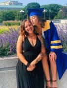 Mom And Daughters Should Do Things Together Including Getting Tributed.