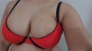 Sexy Red Bra Reveal.. Do You Like It? (F)