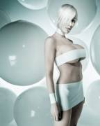 Tube Top And Skirt (Bubbles Photoshoot)