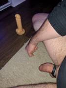 Aftermath Of Riding My 8&Amp;Quot; Dildo... Cum Everywhere...