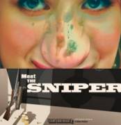 Bam! Sniped Her Nose!