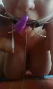 After Gagging Over A Buttplug In Her Mouth
