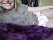 Daddy's Gone So I Had To Diaper Myself. How'd I Do?