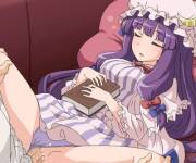 Nothing Can Wake Up The Sleeping Patchouli[Clothed Sex]