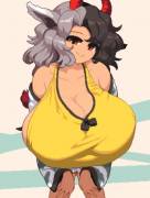 Urumi Swinging Her Breasts[Animated Gif]