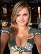 Two Of My Favorite Things In Life. Boobs And The Packers.