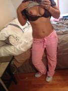 Gf Givin A Peek Before Work.