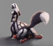 Splooting Skunktaur [H] (Nib-Roc)