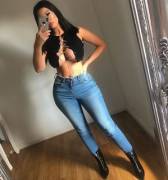 Just Her Casual Outfit For A Night Out