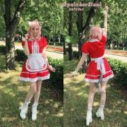 [Self] Maid Kitty By @Palecardinal (Marina Cardinal) (* ^ Ω ^)