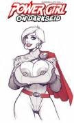 Power Girl On Darkseid [Devilhs]