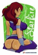 Starfire Pin-Up (Darkodesign) [Teen Titans]