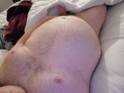 After A Long Day At Work. Finally Hard In Bed