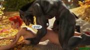 Not So Little Red Riding Hood Anally Fucked By Big Bad Wolf