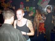 Naked Girl At An Art Show