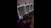 Blowjob In The Public Bathroom
