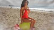 Wendy Fiore Bouncing On The Beach