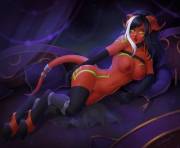 Man'ari Eredar Lounging (Sienna)